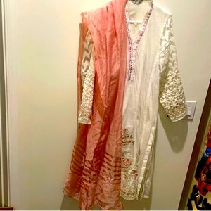 - Maria B. Embroidered dress